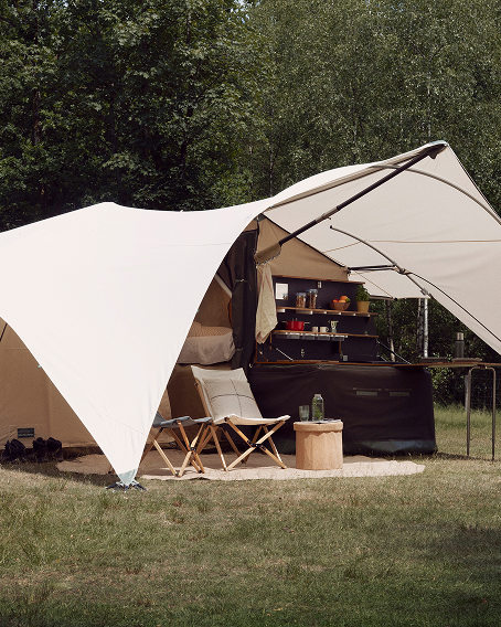 Holtkamper Aero without guy ropes – safe and spacious