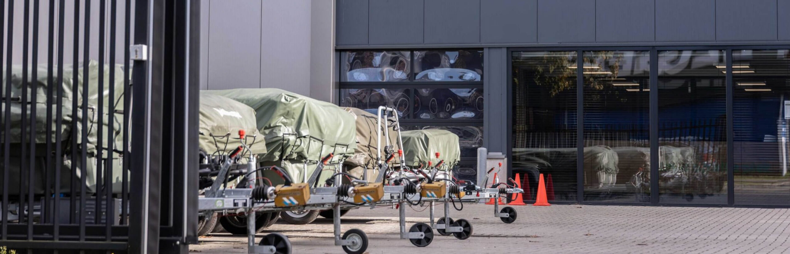 Holtkamper trailer tents at the Holtkamper service workshop