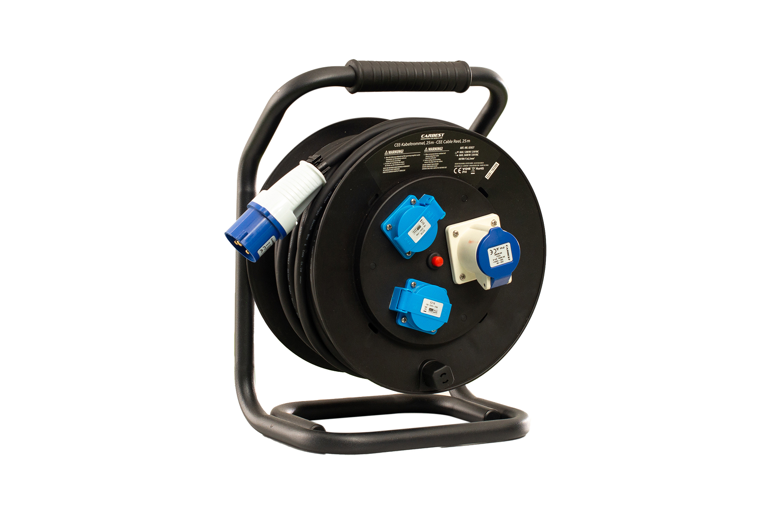 Cable reel as an electrical option in the Holtkamper configurator