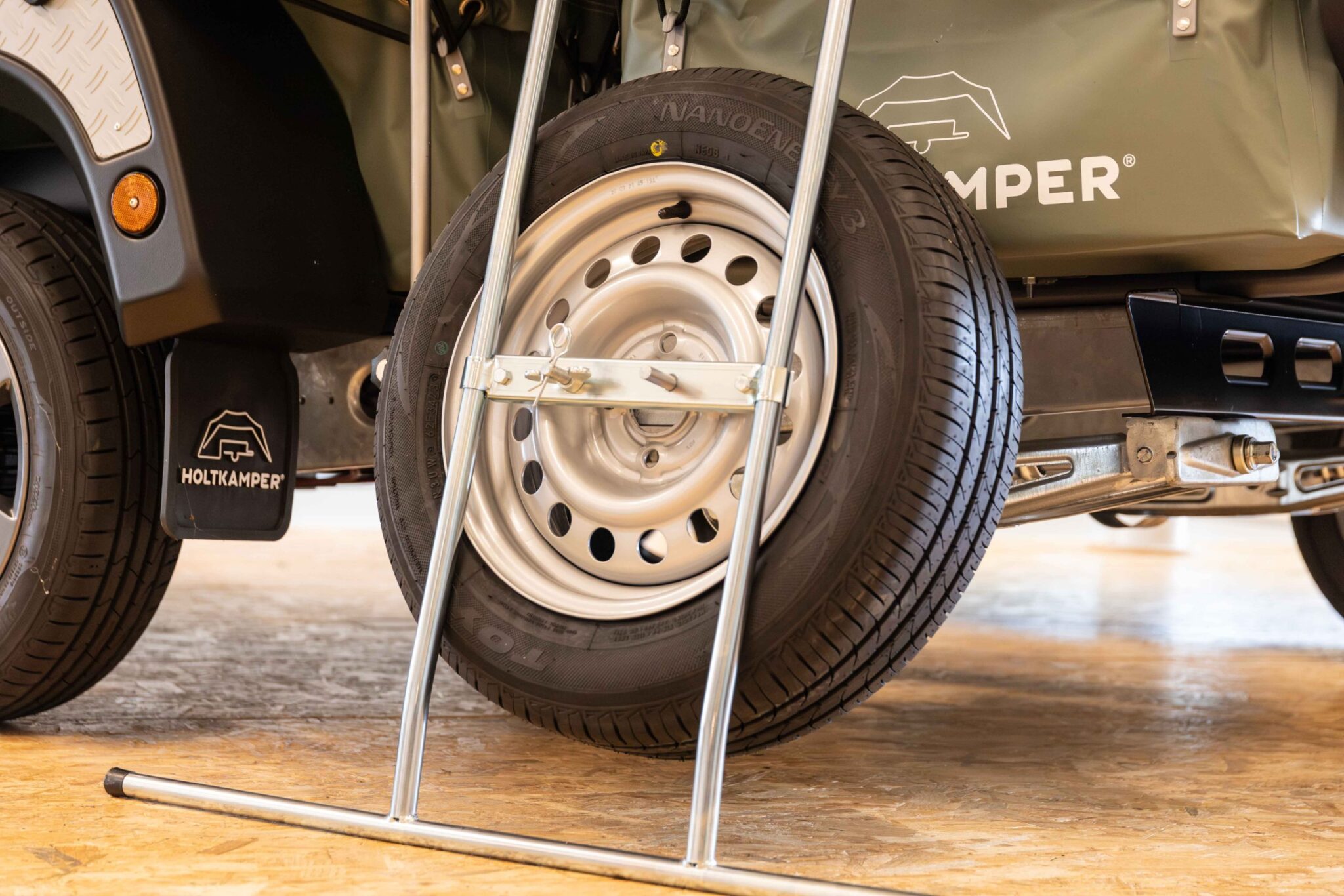 Spare wheel as an option in the Holtkamper configurator