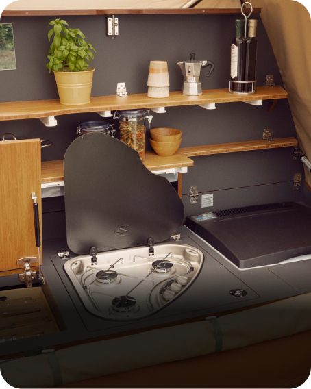 Holtkamper Kyte with luxury fold-out kitchen