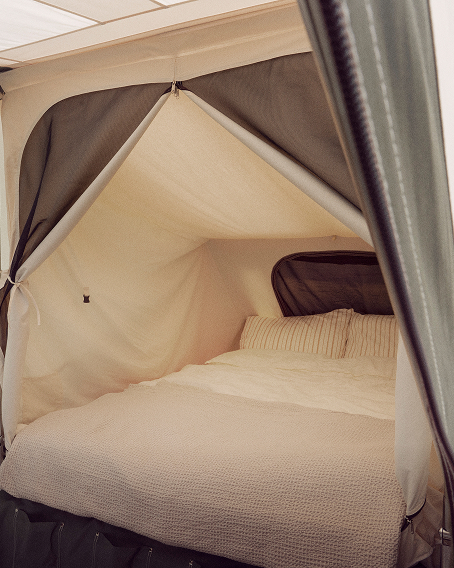 Holtkamper Nano spacious sleeping compartment with excellent sleeping comfort