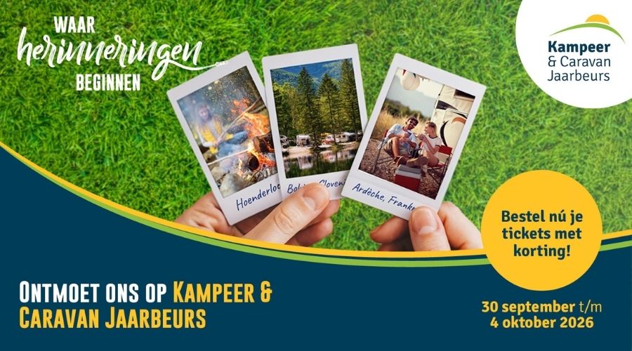 Holtkamper op de Kampeer & Caravan Jaarbeurs 2026